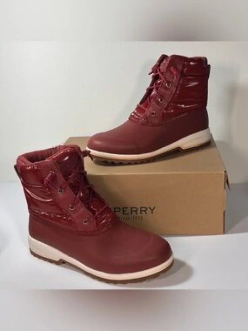 Sperry Maritime Repel Lace-Up Ankle Boots